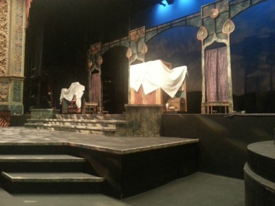 The stage for Our Trip to Narnia.