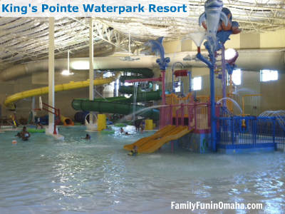 The indoor waterpark and pool at King\'s Point Indoor Waterpark