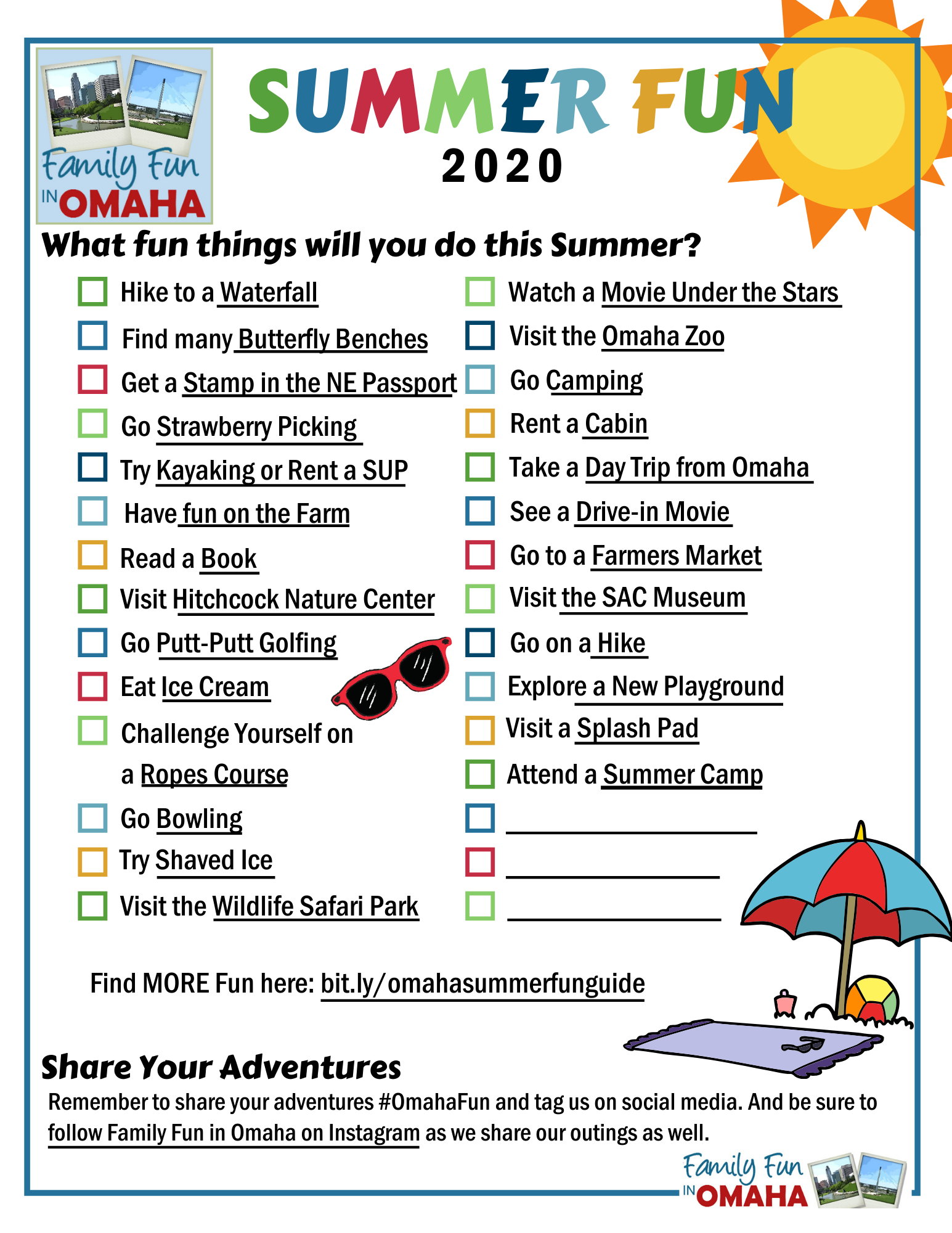 An image of Family Fun in Omaha\'s Summer Bucket List.