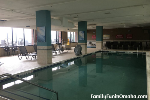 A hotel pool in St. Louis.