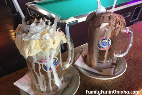 Icecream in a large mug at Fitz\'s St. Louis.